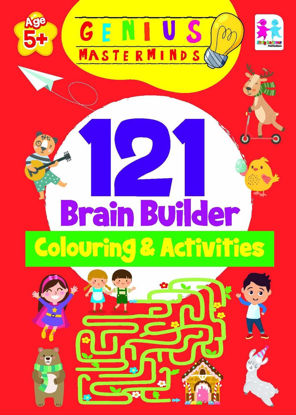 كتاب الأنشطة والتلوين 121 Brain Builder