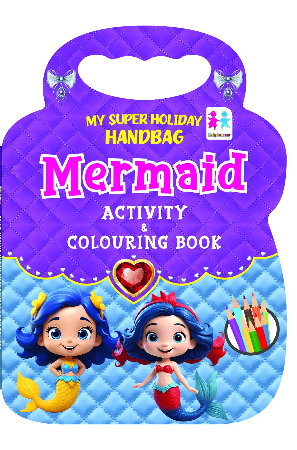 كتاب الأنشطة والتلوين My Super Holiday Handbag - Mermaid