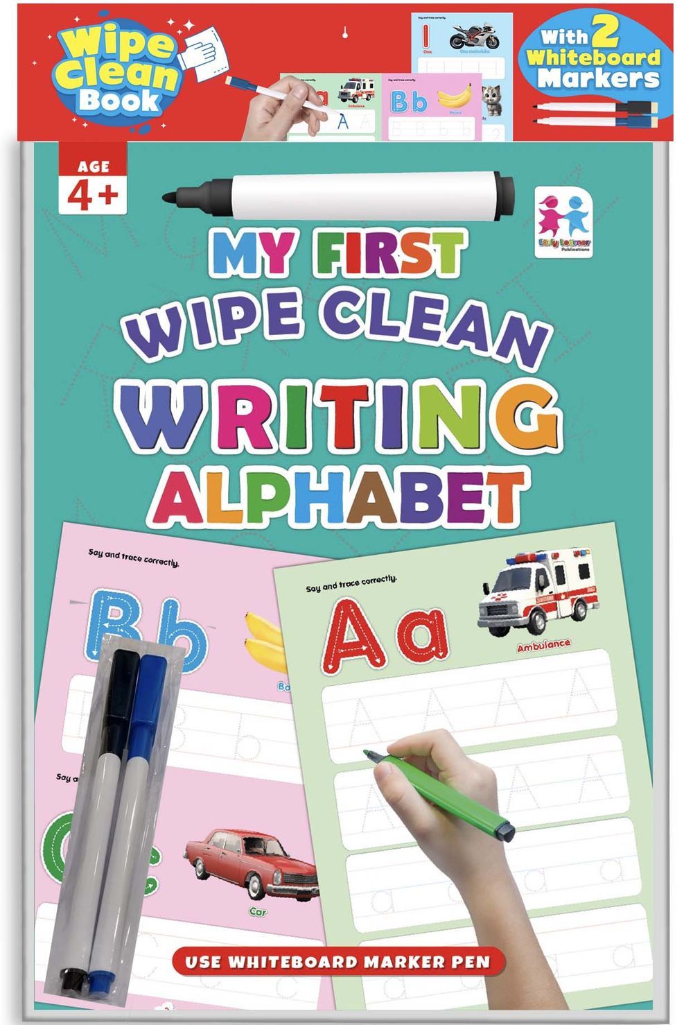 كتاب My First Wipe Clean Writing Alphabet