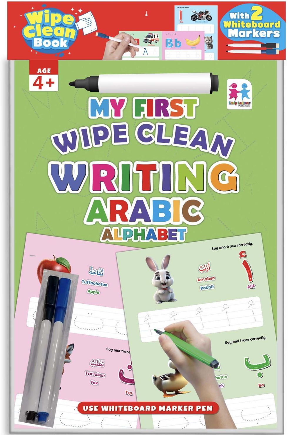 كتاب My First Wipe Clean Writing Arabic Alphabet