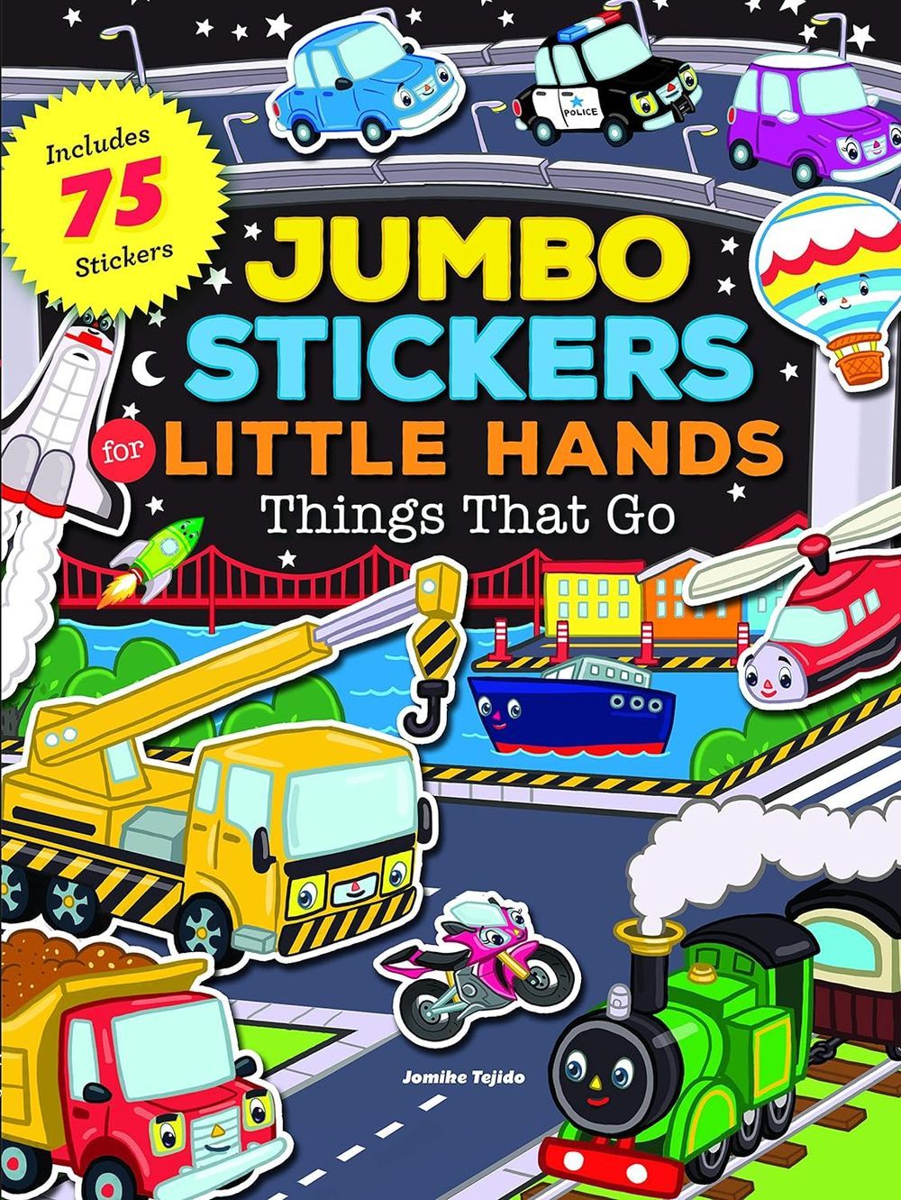 كتاب ملصقات Jumbo Stickers For Little Hands: Things That Go