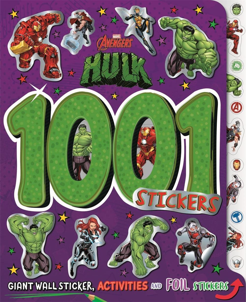 كتاب Avengers Hulk 1001 Stickers