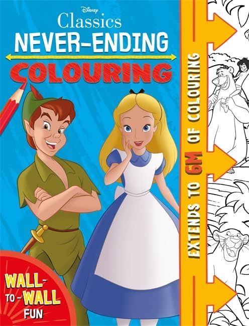 كتاب Disney Classics Never-Ending Coloring Book