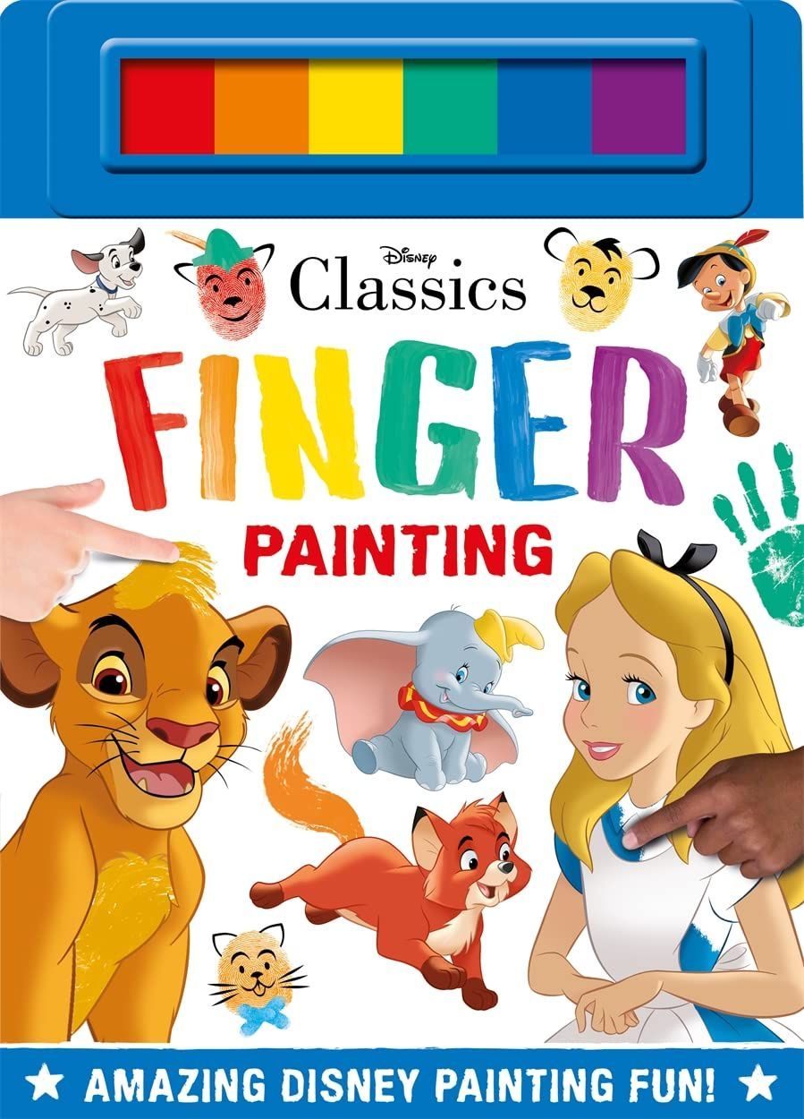 كتاب Disney Classics Finger Painting Book