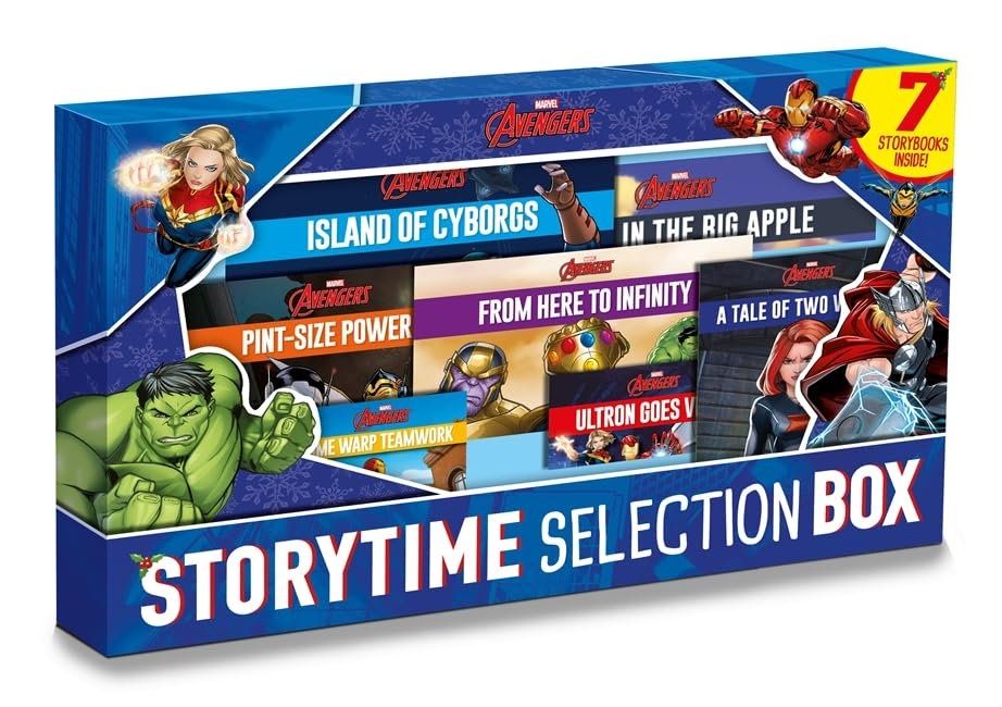 مجموعة كتب Igloo Books - Marvel Avengers Storytime Selection Box - 7 كتب