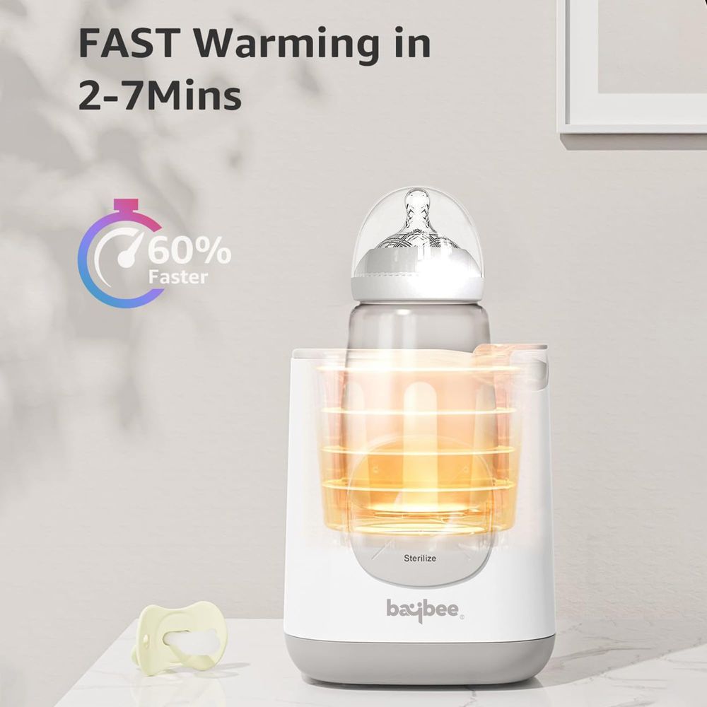 Baybee - 5-in-1 Baby Bottle Warmer & Sterilizer - White