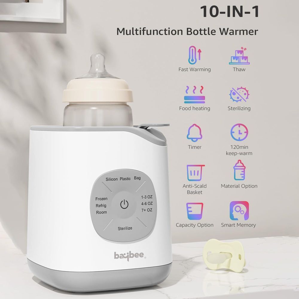 Baybee - 5-in-1 Baby Bottle Warmer & Sterilizer - White