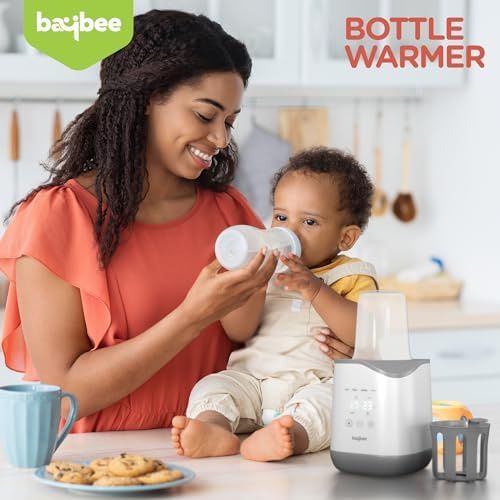 Baybee - 5-in-1 Baby Bottle Warmer & Sterilizer - Grey