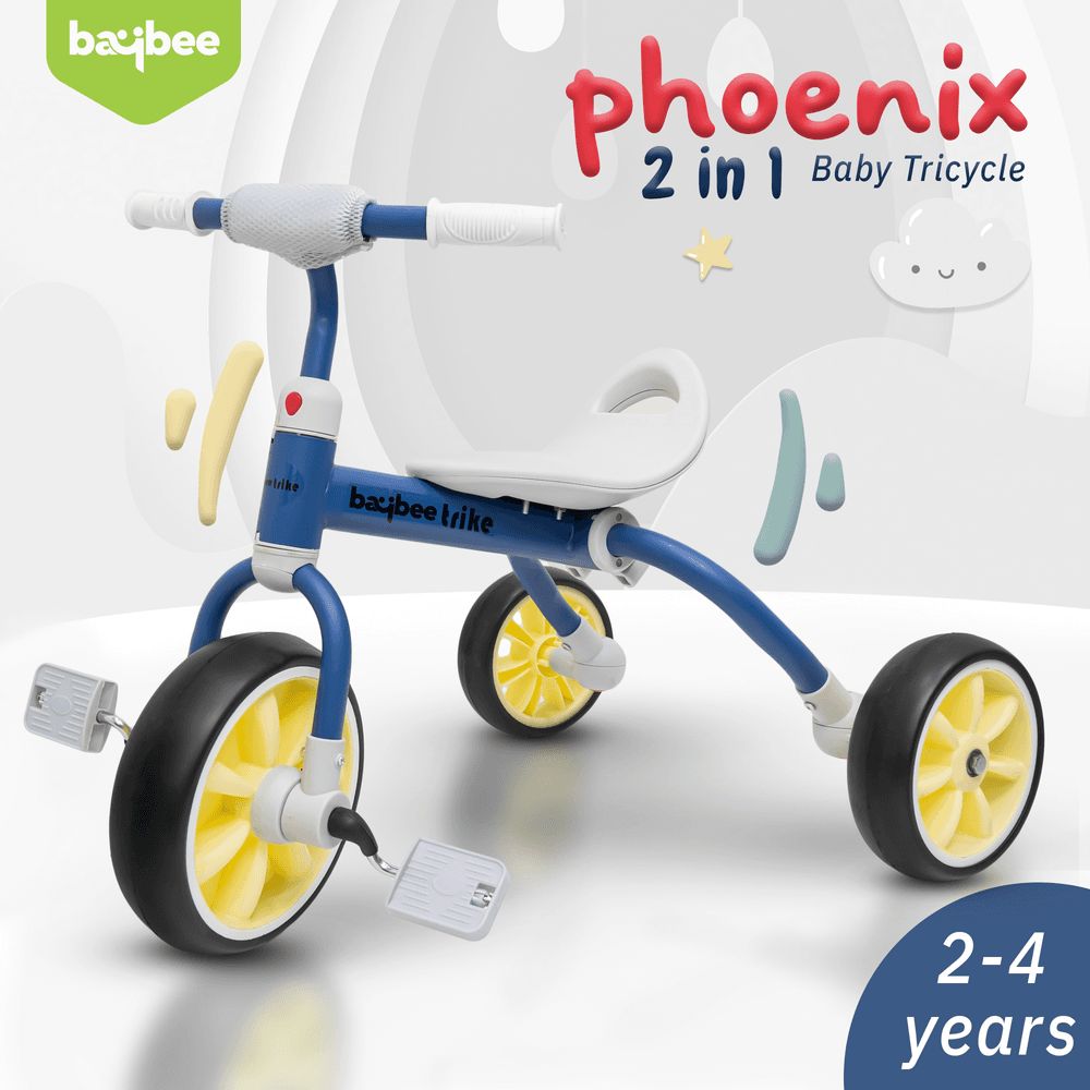 Baybee - Trikona Tricycle For Kids - Blue