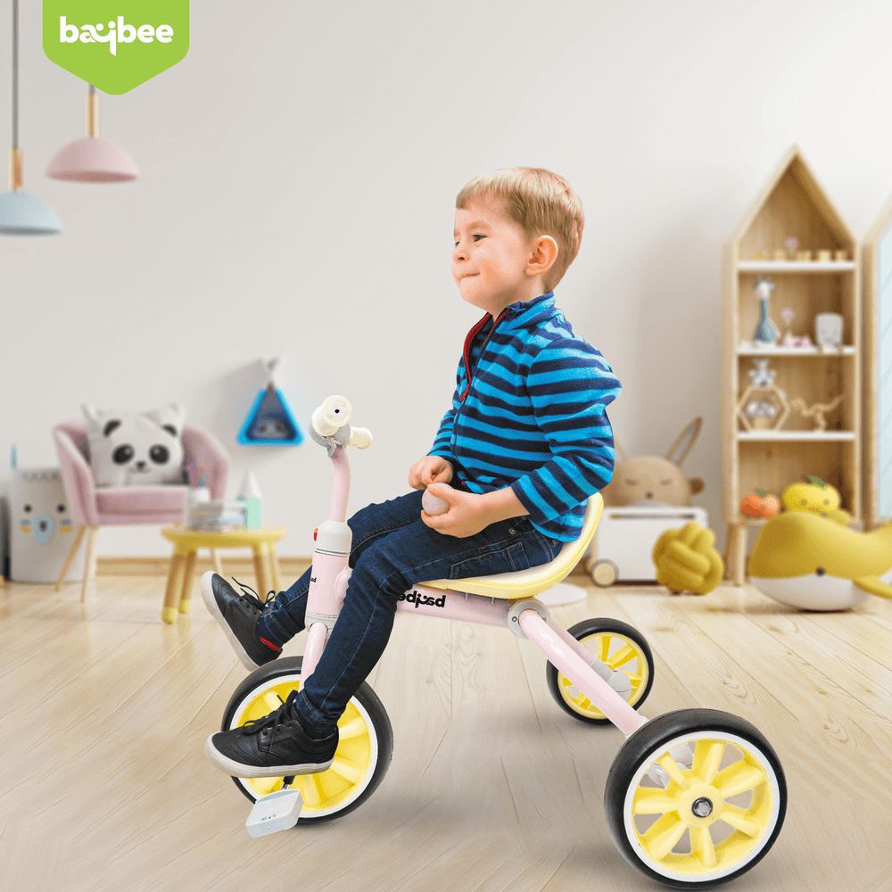 Baybee - Trikona Tricycle For Kids - Pink