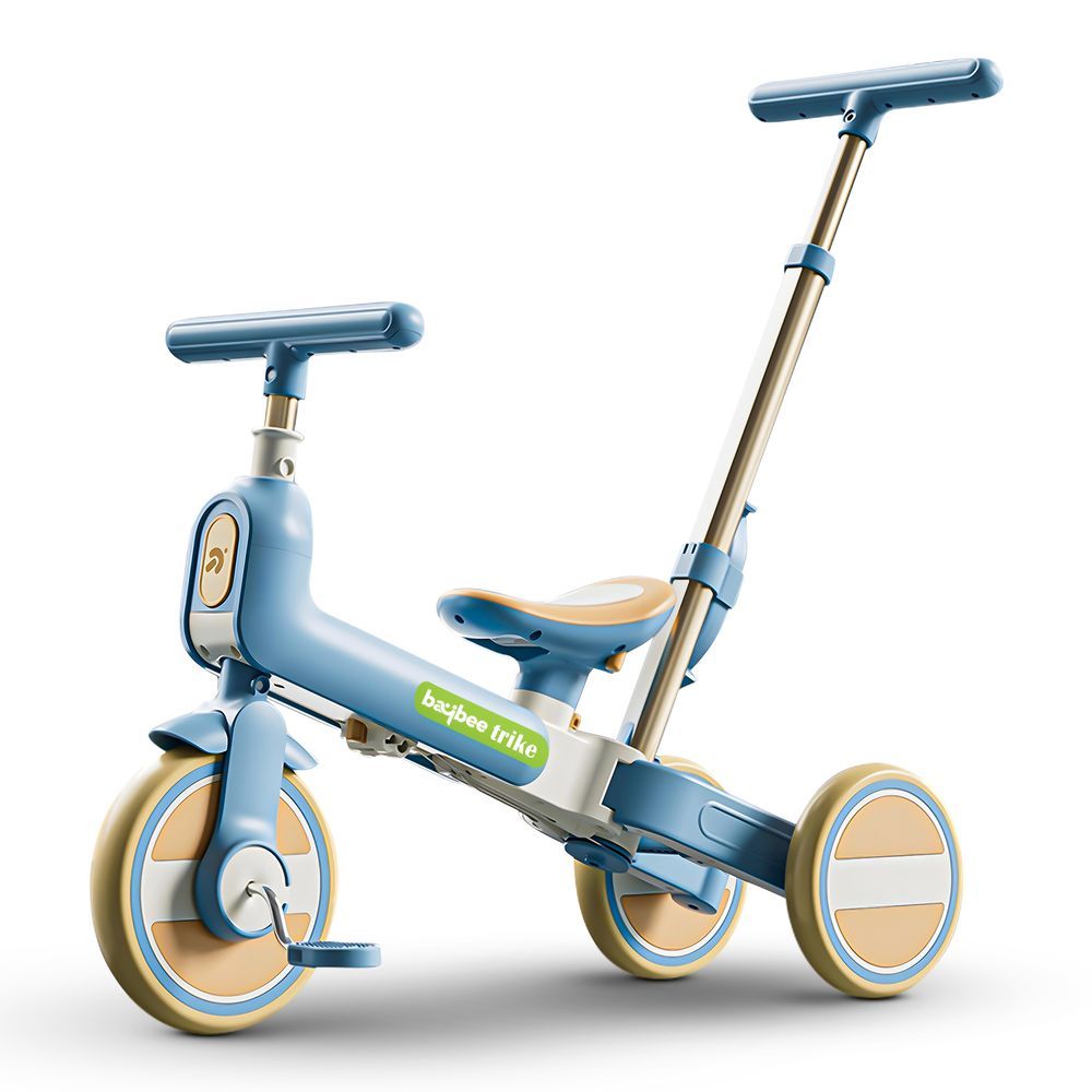 Baybee - Novak 4-In-1 Convertible Baby Tricycle - Blue