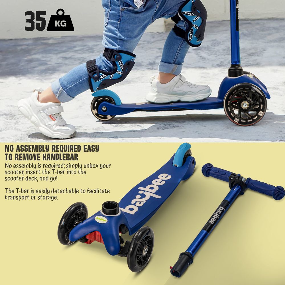 Baybee - Mini Zapper Kids Scooter - Blue