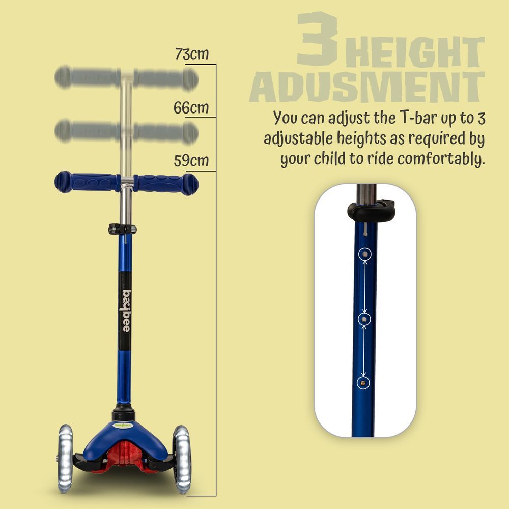 Baybee - Mini Zapper Kids Scooter - Blue