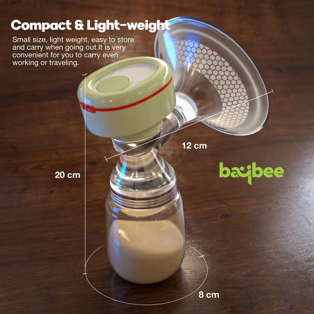 Baybee - Mivac Electric Breast Pump For Nursing Mothers - Green