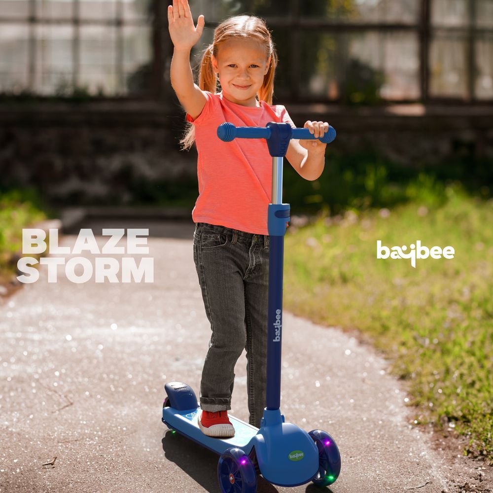 Baybee - Blaze Storm Kids Scooter - Blue