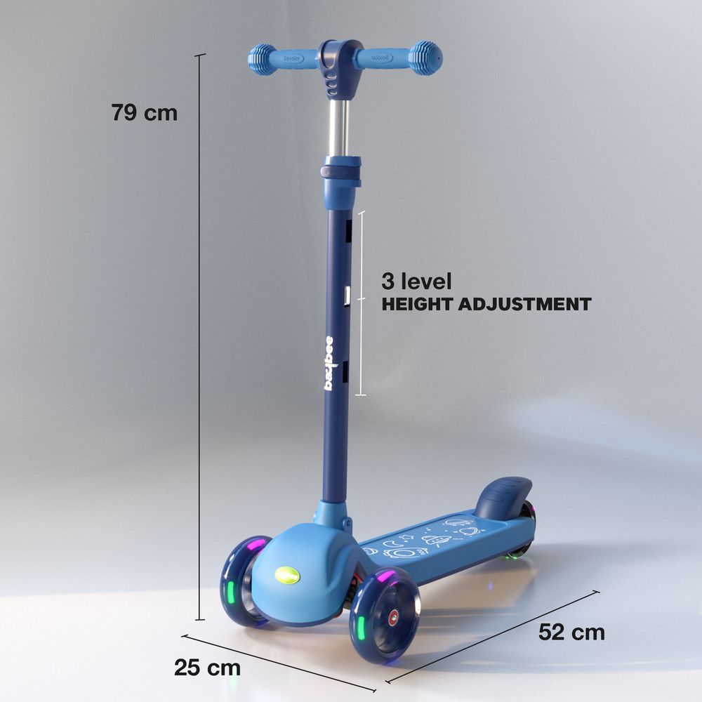 Baybee - Blaze Storm Kids Scooter - Blue