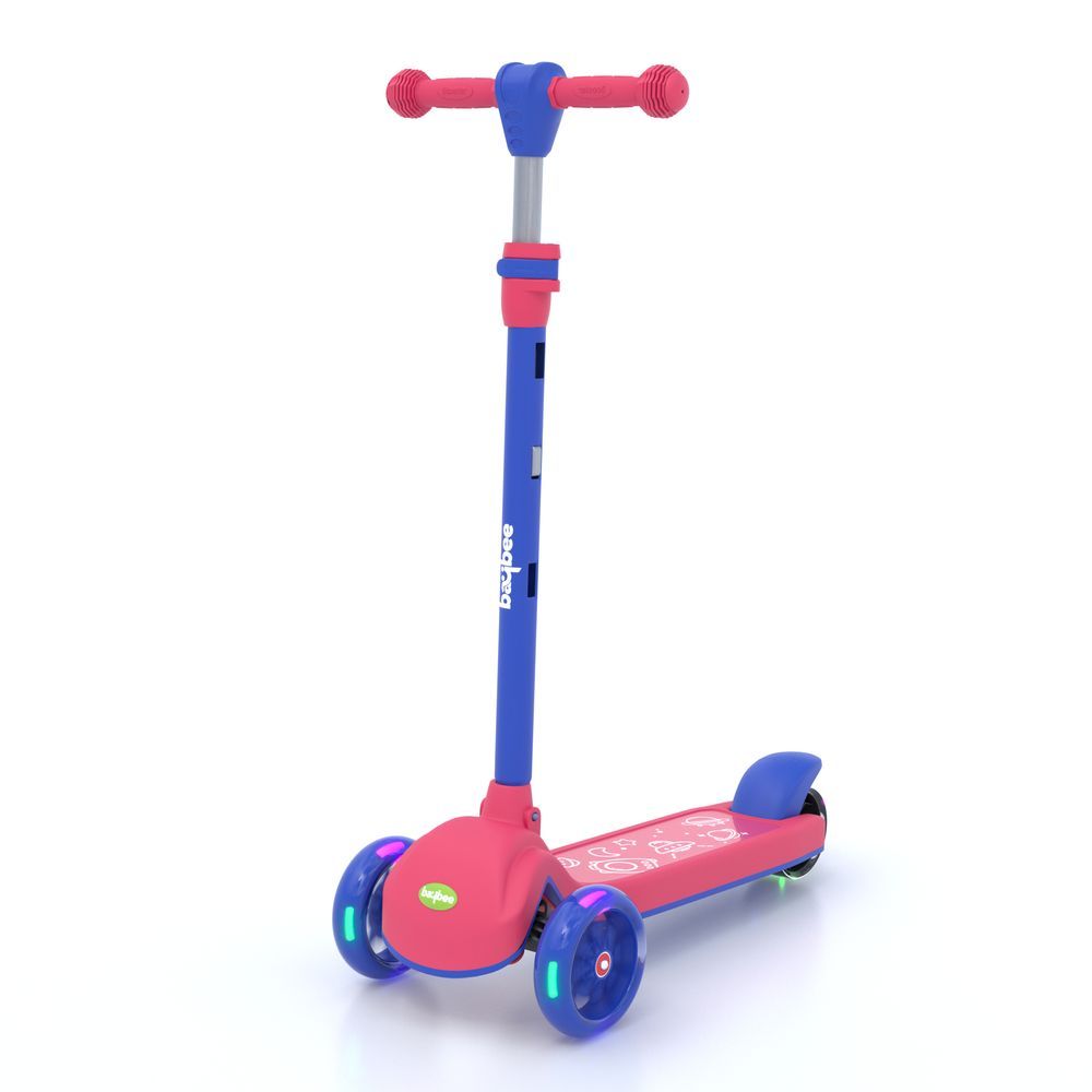 Baybee - Blaze Storm Kids Scooter - Dark Pink