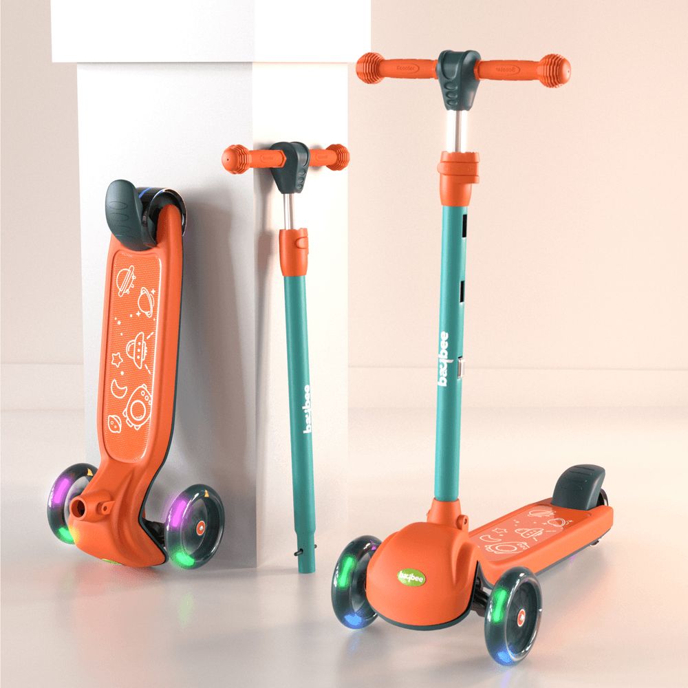 Baybee - Blaze Storm Kids Scooter - Orange