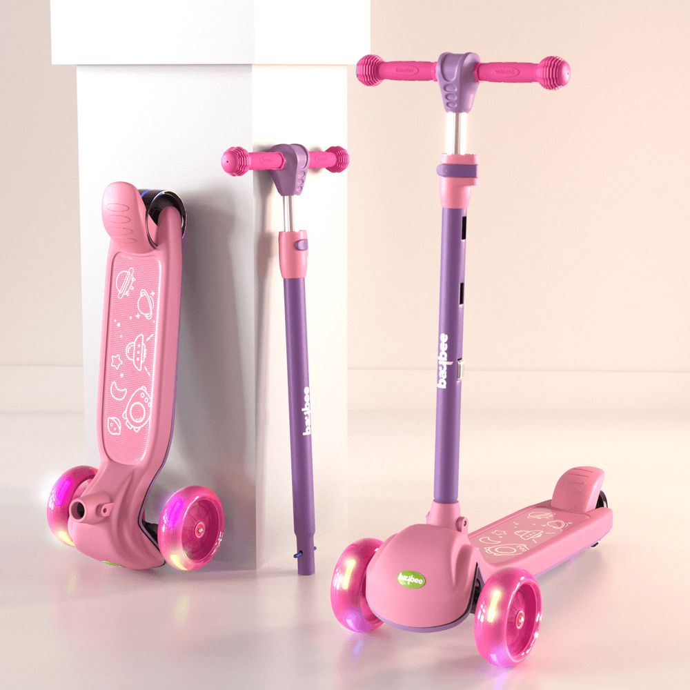 Baybee - Blaze Storm Kids Scooter - Pink