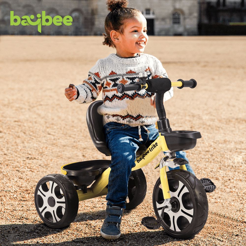 Baybee - Coaster Baby Tricycle - Yellow