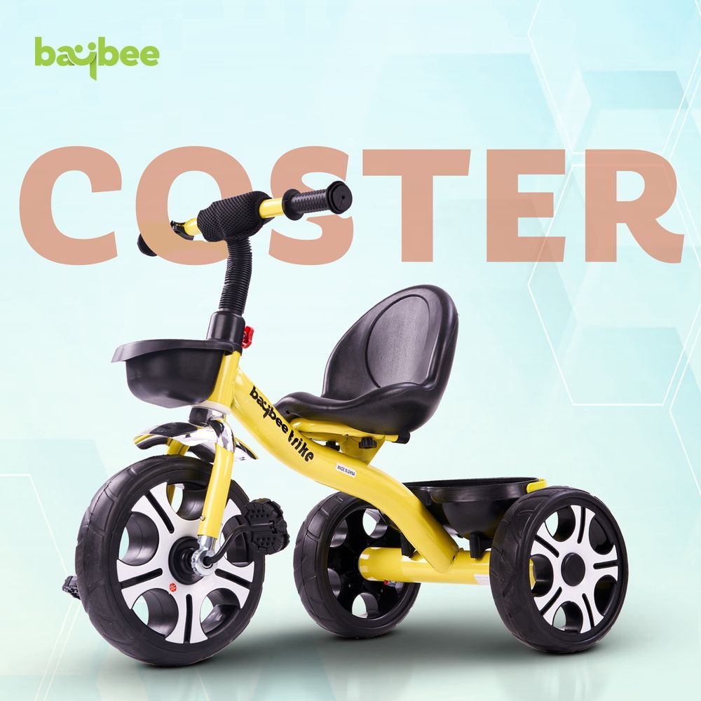 Baybee - Coaster Baby Tricycle - Yellow