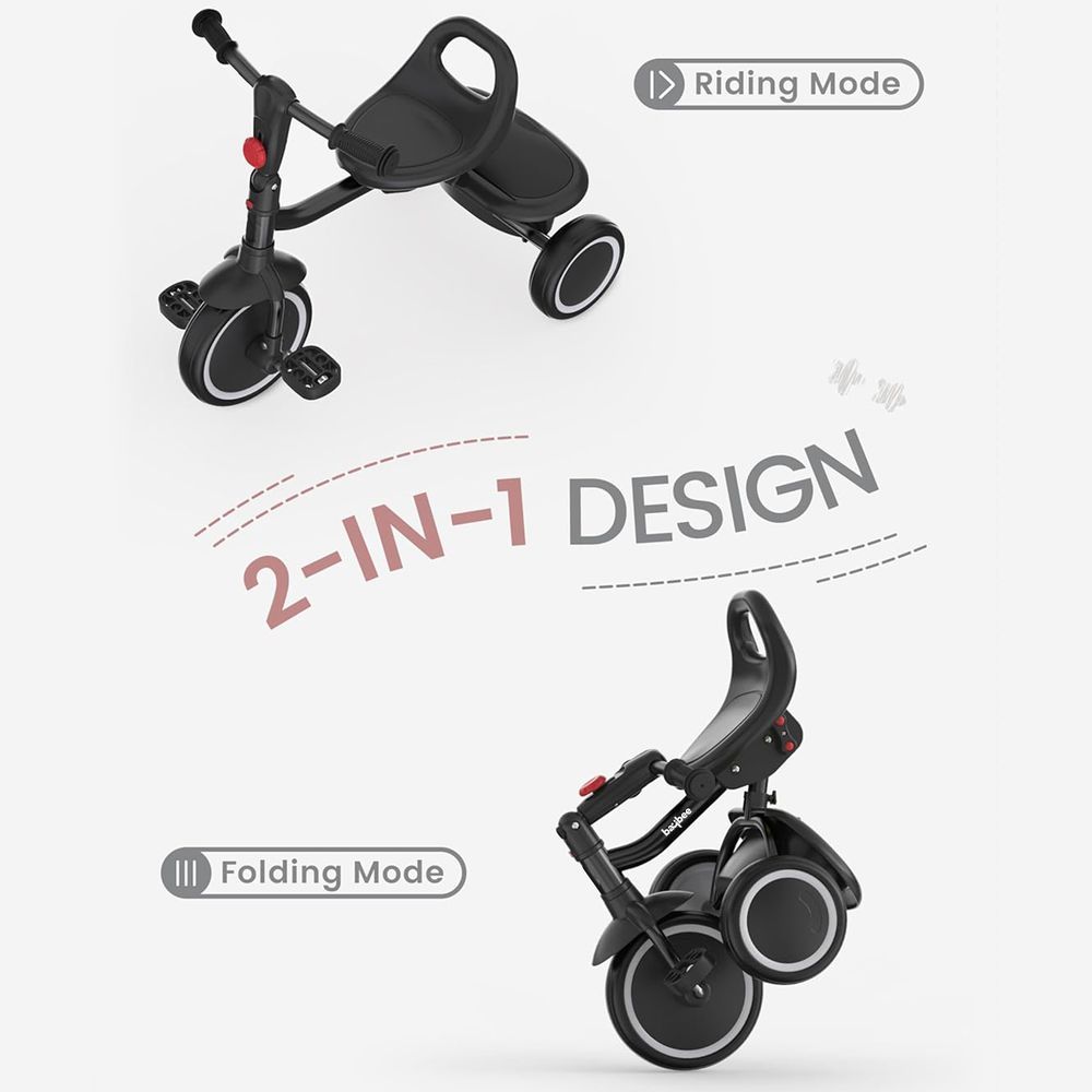 Baybee - Tricycle For Kids - Black