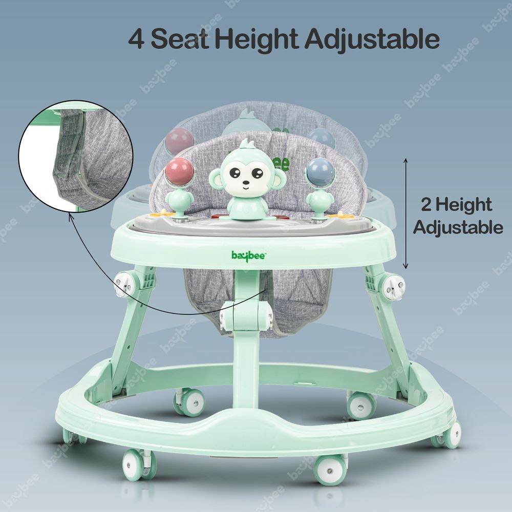 Baybee - Drono Baby Walker - Green