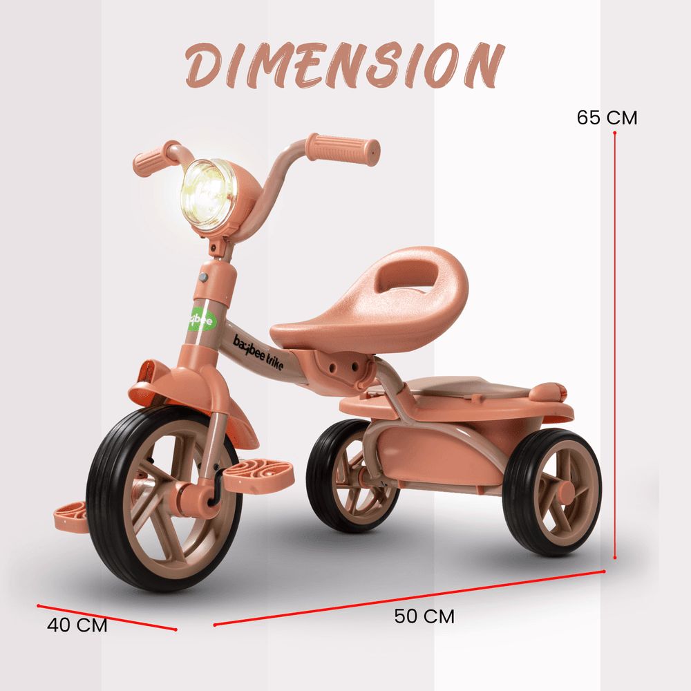 Baybee - Flyer Tricycle For Kids - Pink