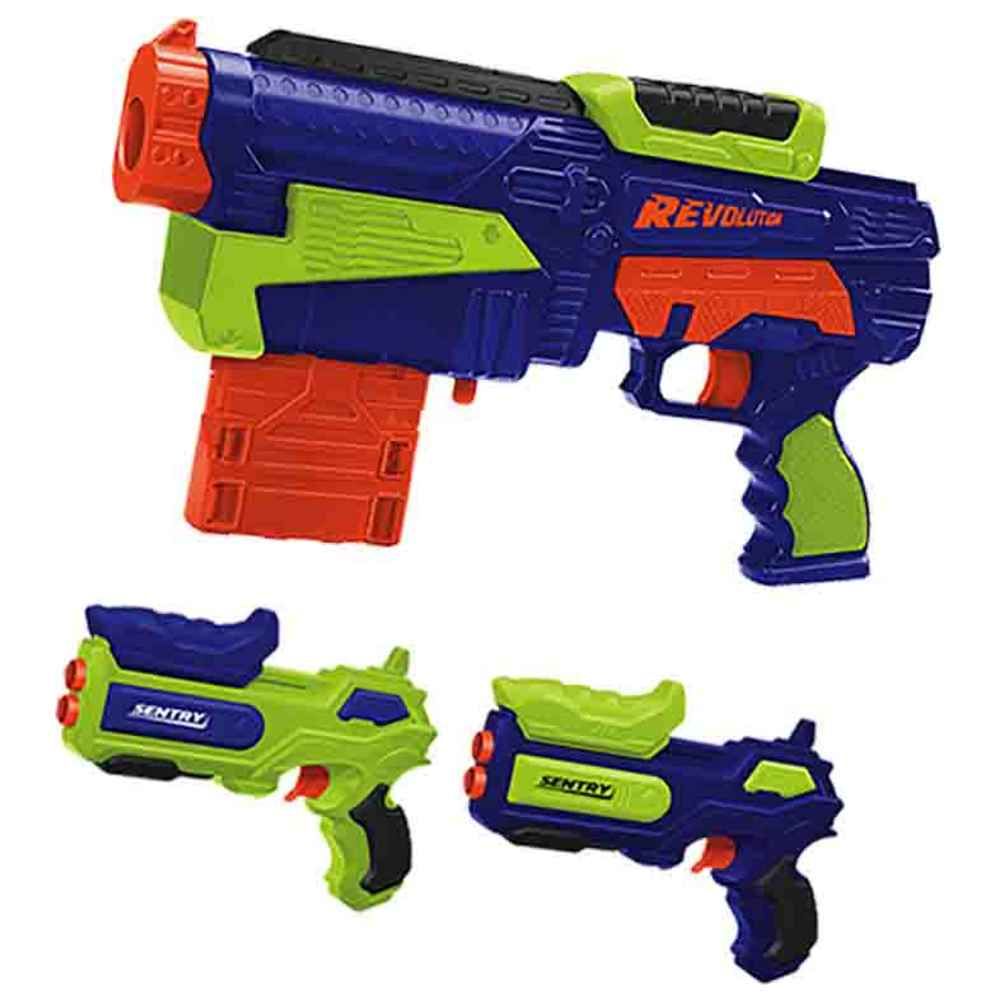 Buzzbee Toys - Air Warriors Tactical Armory Toy Gun w/ Darts - 61 Pcs