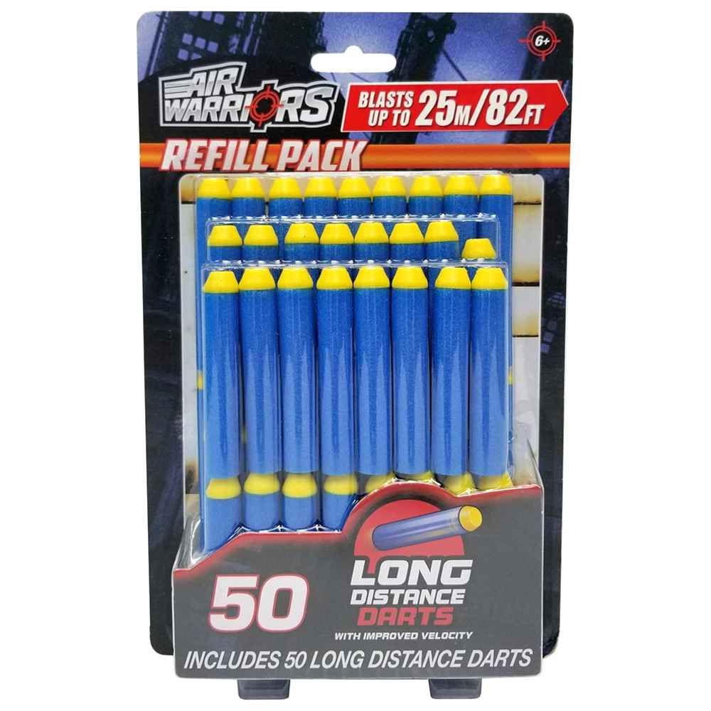 Buzzbee Toys - Air Warriors Long Distance Dart Refill - 50 Pcs