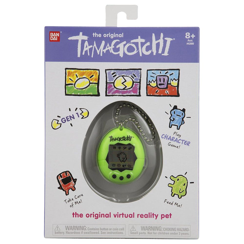 Bandai - Tamagotchi Original Battery Operated Digital Pet - Neon