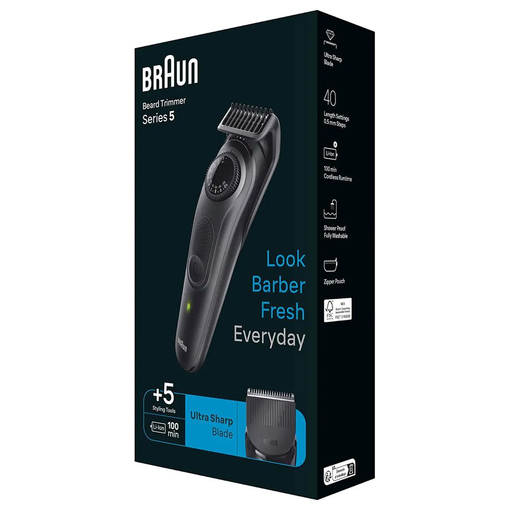 Braun - Series 5 Beard Trimmer Kit - Grey