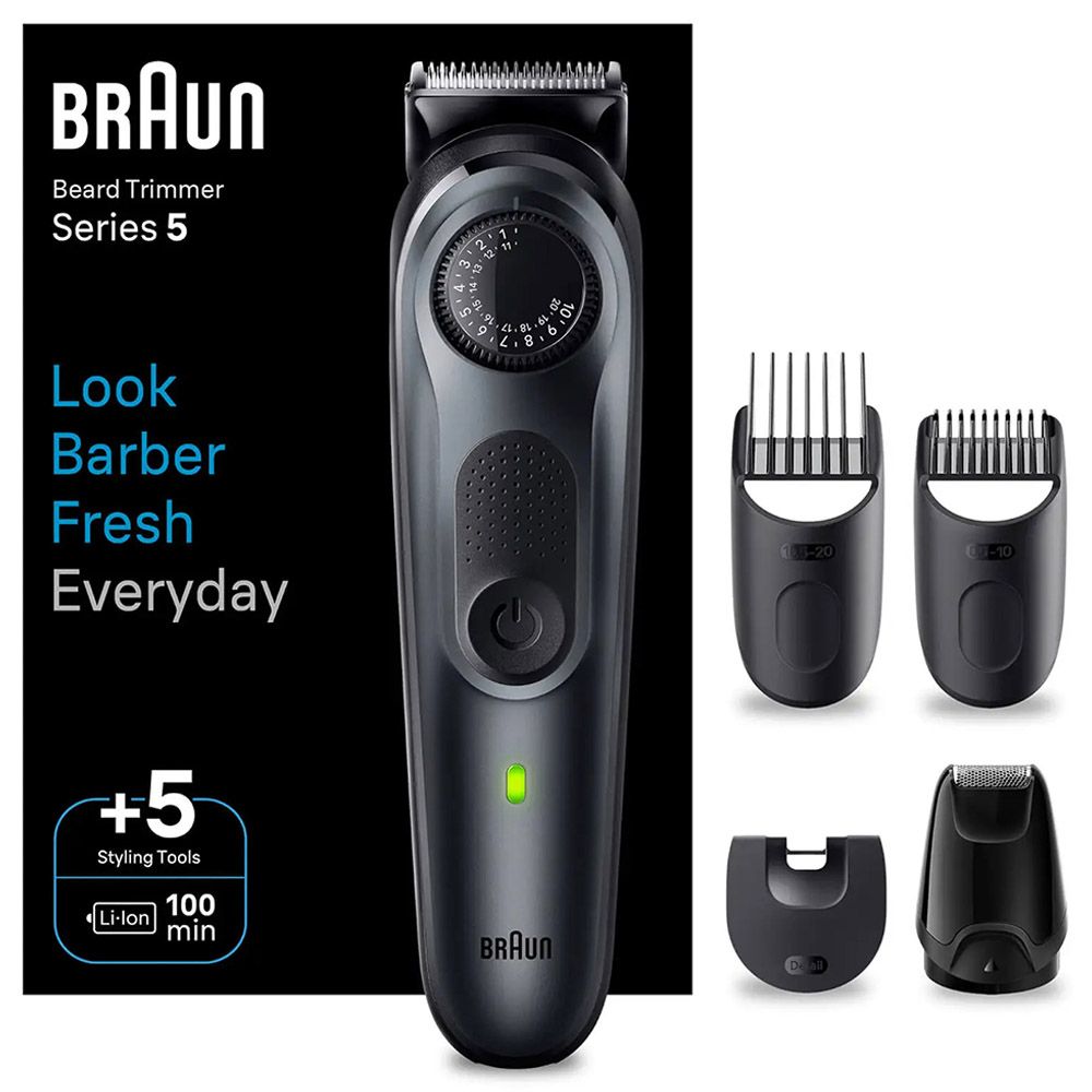 Braun - Series 5 Beard Trimmer Kit - Grey