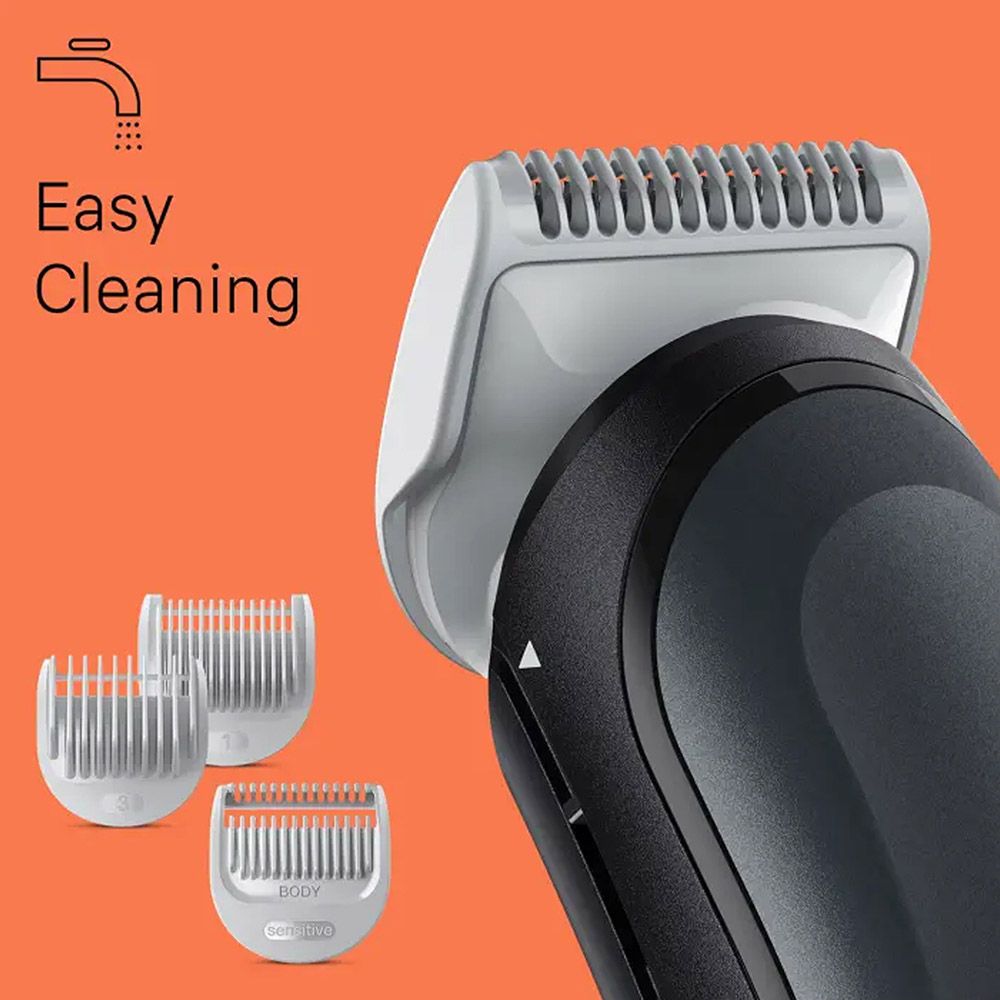 Braun - Series 3 Body Groomer With 3 Grooming Tools - Grey