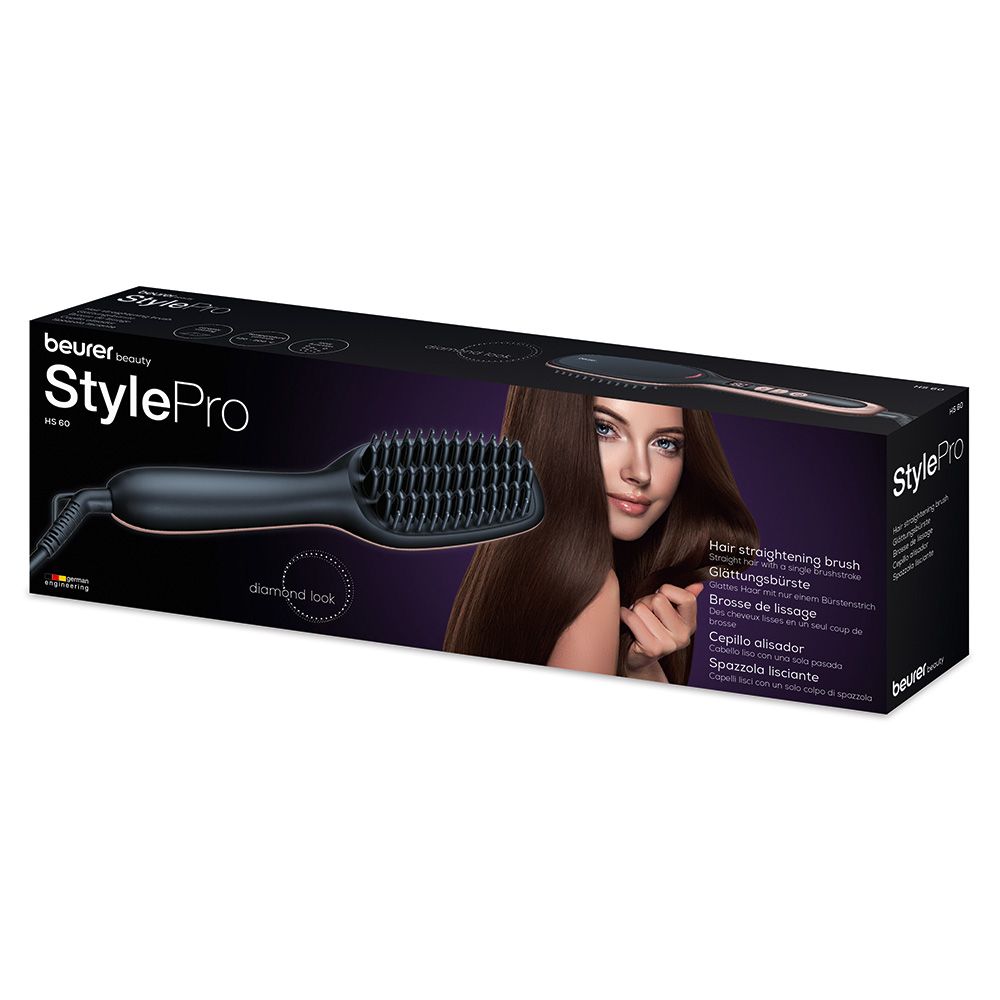 Beurer - Hair Straightening Brush - Black - 45 W