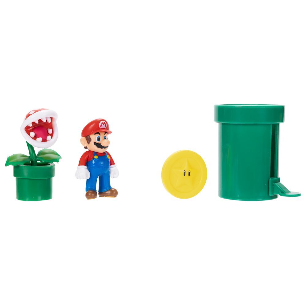 Super Mario - Soda Jungle Diorama Set - 4 Pcs