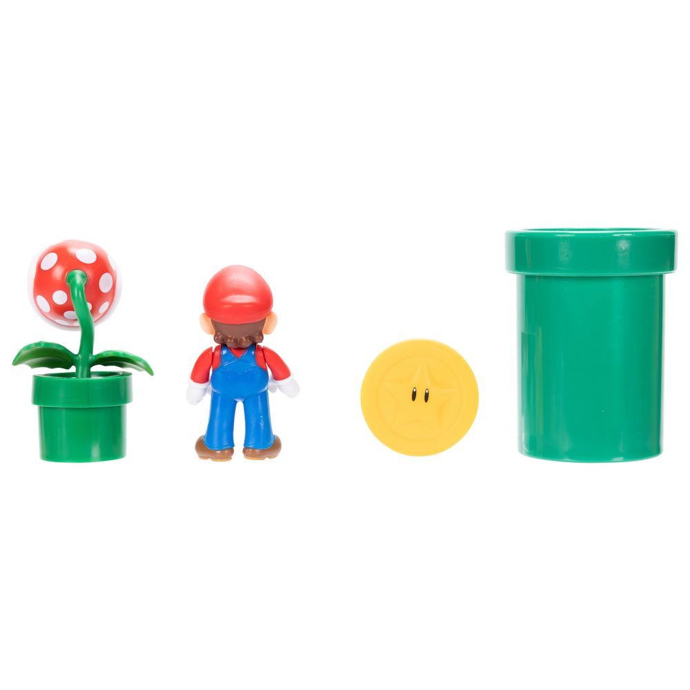 Super Mario - Soda Jungle Diorama Set - 4 Pcs