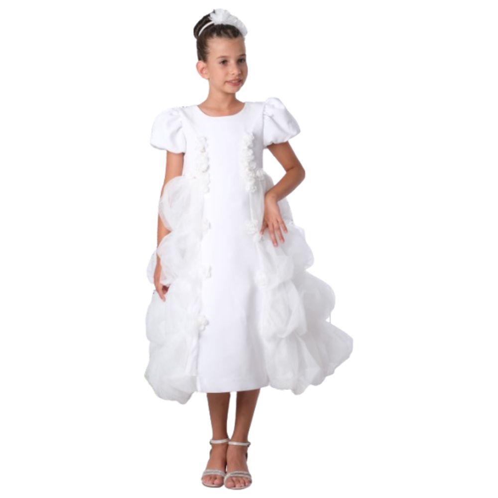 Via Bambino - Girl's Dress - White