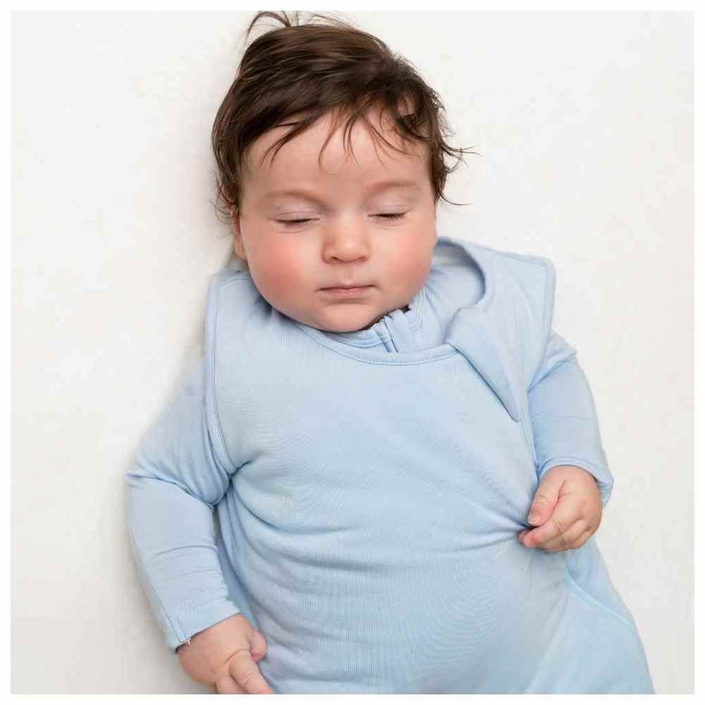 Hushabye - Organic Bamboo Baby Sleep Bag - Baby Blue