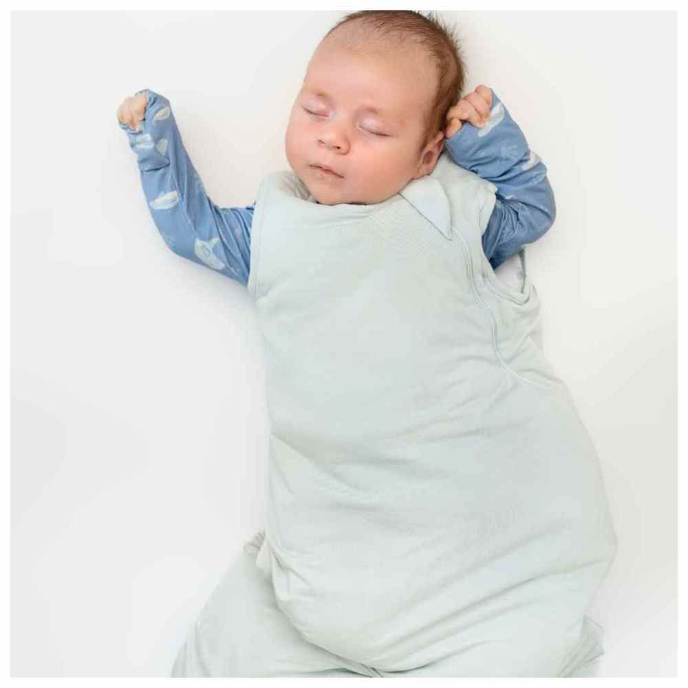 Hushabye - Organic Bamboo Baby Sleep Bag - Pale Blue