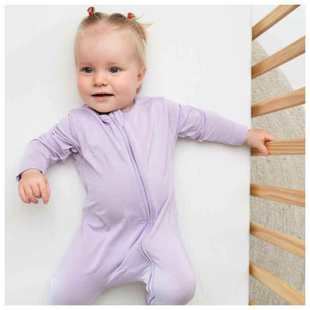 Hushabye - Organic Bamboo Sleepsuit - Lilac