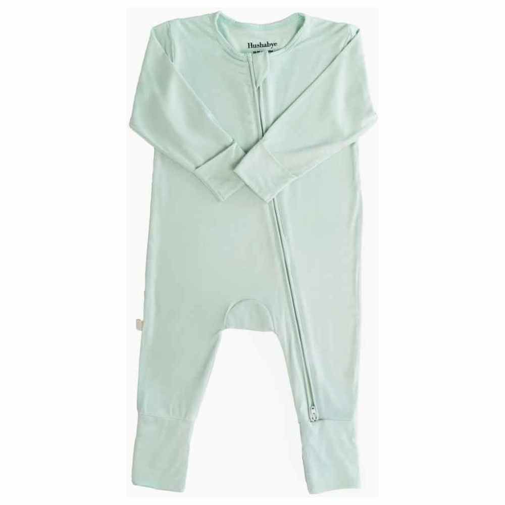 Hushabye - Organic Bamboo Sleepsuit - Light Sage