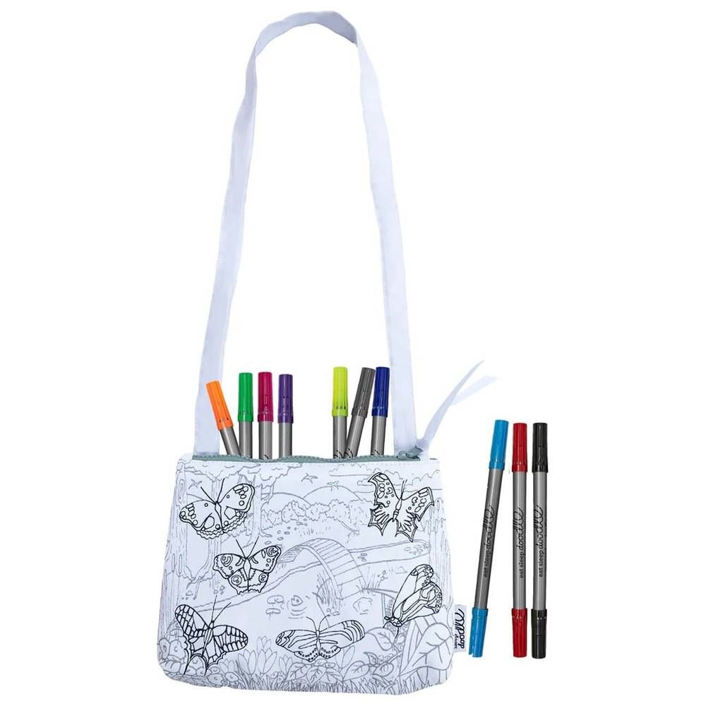 Eat Sleep Doodle - Crossbody Bag - Butterfly