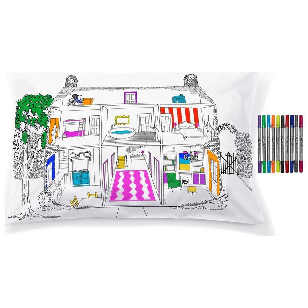 Eat Sleep Doodle - Pillowcase - Home Decorator