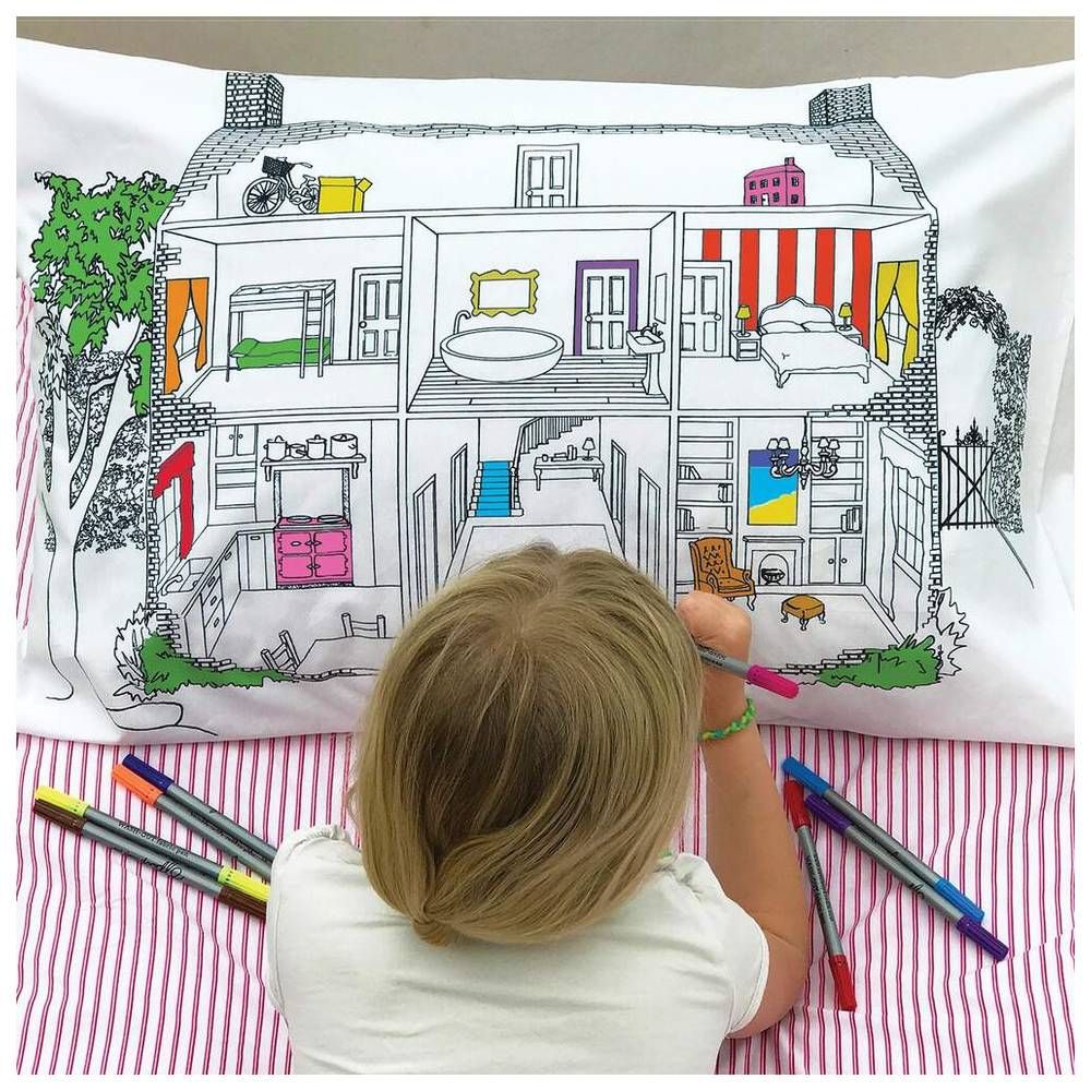 Eat Sleep Doodle - Pillowcase - Home Decorator