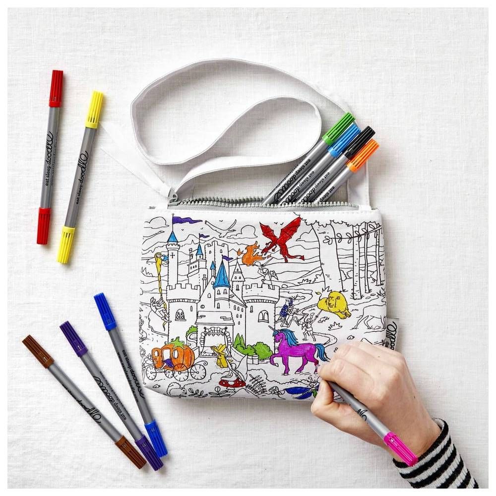 Eat Sleep Doodle - Crossbody Bag - Fairytales And Legends