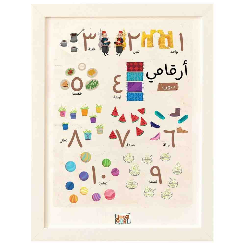 Joozoori - Syria My Numbers Wall Poster