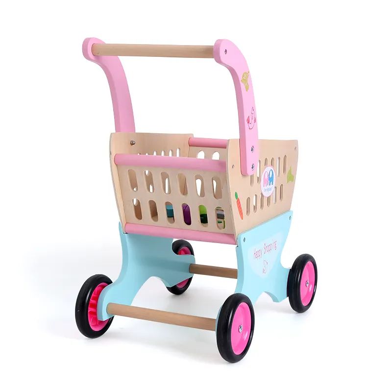 Factory Price - Everyn Wooden Shopping Cart Walker