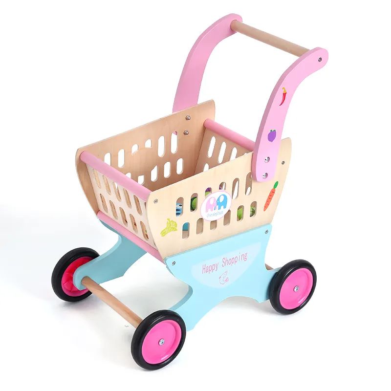 Factory Price - Everyn Wooden Shopping Cart Walker