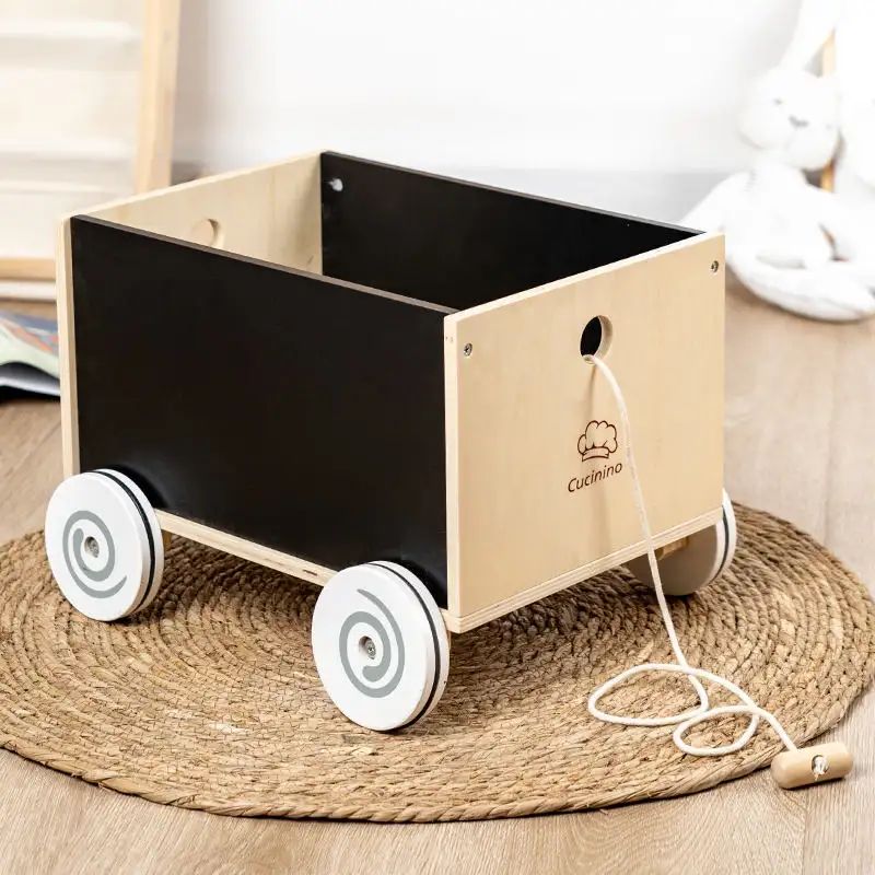 Factory Price - Kids Wooden Toy Storage Box